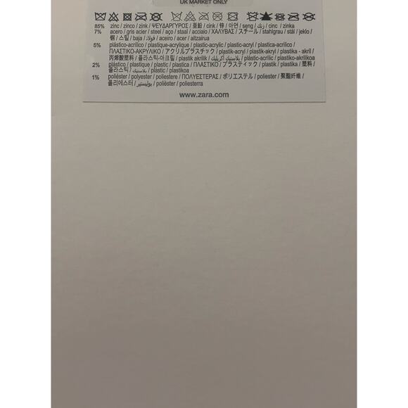 Nwt-Zara- TWO PACK OF FABRIC PIECE NECKLACES - Picture 4 of 4